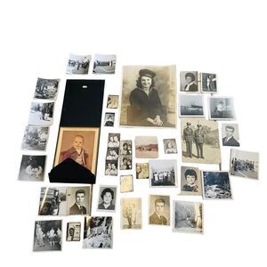 Lot of 35 Vintage Black & White Photos